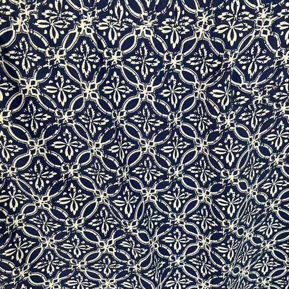 T by Talbots 2X Navy White Medallion Print Skort Stretch Golf Tennis Pockets - Picture 11 of 15